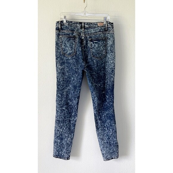 Judy Blue Jeans distressed ripped acid wash retro destroyed blue denim 3X / 20W - Picture 9 of 15